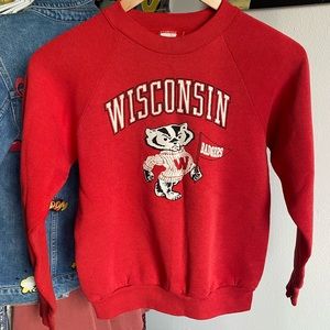 Vintage Wisconsin Badgers Crewneck